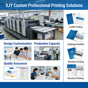 Catálogo de Cartón de Alta Calidad XJY Fashion, Folleto Plegable Impreso, Revista Reciclada - Product Image 6