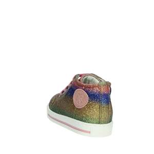 Scarpe da ginnastica da ragazza Falcotto, modello casual a taglio basso, colore bronzo glitterato - Product Image 2