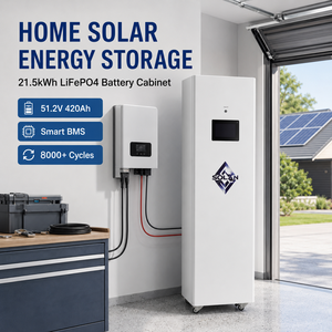 Gabinete de Almacenamiento de Energía con Batería LiFePO4 Móvil para Sitios Intermitentes, 21.5kWh, con Ruedas, BMS, CAN, RS485 - Product Image 4
