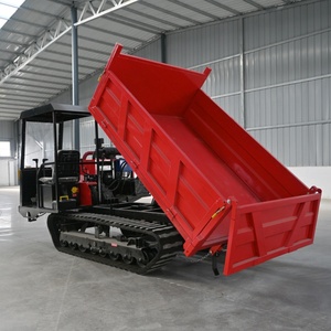 4T Load Track Transporter Diesel Hydraulic <strong>Mini</strong> Tipper Crawler <strong>Mini</strong> <strong>Dumper</strong> Truck For Sale Crawler Carrier - Product Image 4
