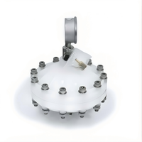 Amortisseur de pulsations à diaphragme résistant à la corrosion industrielle, tampon de pulsation en PVC/PVDF/PTFE pour pompe doseuse et de mesure