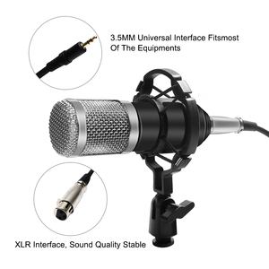 Microphone à condensateur professionnel BM 800 3.5Mm filaire Bm800 karaoké BM800 Microphone d'enregistrement pour ordinateur karaoké KTV - Product Image 4