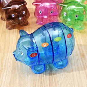 Personalized PS Money Safe Box 4 Compartment Alcancia Shaped Coin Bank Money Piggy Banks