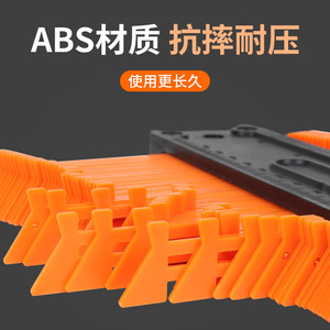 Bont Contour Gauge 24 In Plastic Molded Ruler For Woodworking And Sheet Metal Measurement - Product Image 5