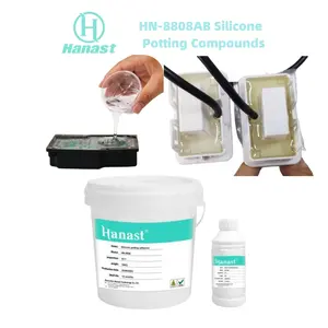 Adhesive heat cure silicone high temperature resistance electronic potting silicone rubber for Electronic Packaging