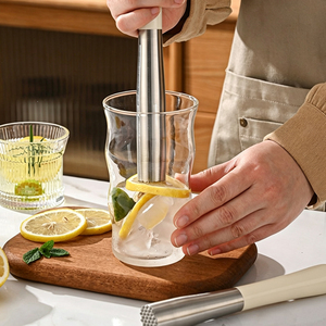 Herramientas Profesionales para Bartender, Prensa para Limones, Muddler de Acero Inoxidable para Cocteles, para Fiestas en Casa, Bar, Preparación de Bebidas con Frutas - Product Image 5