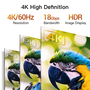 Conector en Ángulo de 90 Grados SAMZHE de Alta Velocidad para Cable 4K 3D HD HDTV para PC, Decodificador, Monitor de TV, Proyector - Product Image 3