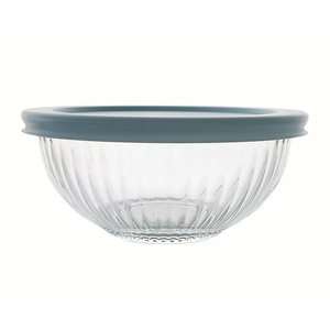 Set di Ciotole in Vetro per Insalata con Coperchio per Conservazione, Cottura, Preparazione, Lavabili in Lavastoviglie, Ecologiche, per Preservare la Freschezza - Product Image 4