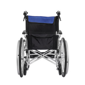 כיסא אלומיניום נייד עם רוחב מושב 46 ס "מ רוחב מושב, מגבלת משקל 100 ק" ג וגלגלים אחוריים להסרה קלה - Product Image 3