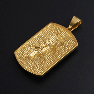 Collares con Colgantes de Diseño de Caballo, Chapado en Oro PVD, Dijes de Cristal CZ, Joyería de Acero Inoxidable, Proveedores de Joyería Brillante Dorada - Product Image 5