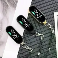 Jam Tangan Mini Lanyard, Jam Gantungan Kunci Kecil Portabel, Timer Ujian Sederhana Tahan Air untuk Siswa, Aksesori Perjalanan Esensial, Hadiah