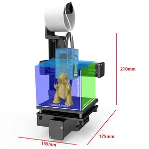 Imprimante 3D portable de bureau Easythreed K10, mini imprimante 3D professionnelle FDM monochrome, imprimante 3D EasyThreed K10 pour débutants - Product Image 5