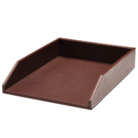 Plateau de bureau personnalisable Plateau en cuir PU Organisateur de bureau Accessoires de bureau scolaire Support de rangement