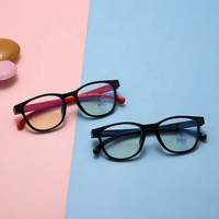 2025 nouveau Design Simple TR 90 enfants cadre rond Flexible ordinateur lunettes enfant Anti lumière bleue bloquant les lunettes