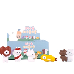 ขายร้อนน่ารักออกแบบกล่องตาบอดโชคดีที่กําหนดเองลึกลับกล่องตาบอดรูปตุ๊กตาสําหรับเด็ก