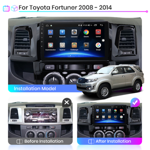 <span class=keywords><strong>Junsun</strong></span> <span class=keywords><strong>V1</strong></span> <span class=keywords><strong>Pro</strong></span> pour Toyota Fortuner Hilux 2007-2015 Autoradio lecteur multimédia GPS pour Toyota Fortuner Hilux Android 12 2GB + 32GB - Product Image 2