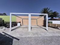 Garage préfabriqué en conteneur, abri de stockage en acier, maison modulaire en conteneur en kit, abri de voiture ouvert pour entrepôt et atelier