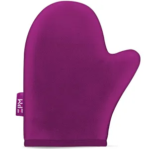 OEM/ODM Private Label Purple Velour Self Tanning Mitt /Purple Waterproof Tanning Self Tools