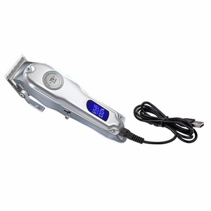 Cortadora de Pelo Eléctrica Retro Pompadour con Cuerpo Metálico, Pantalla LCD, Recargable, para Hombres y Mascotas - Product Image 4