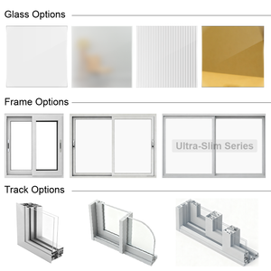 Bắc Mỹ mới nhất thiết kế nướng PVC trượt cửa sổ uPVC nhựa trượt cửa sổ kính - Product Image 5
