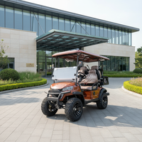 Voiture de golf utilitaire 4x4 électrique UTV homologuée pour la route, 4 places, 4 roues motrices, certifiée CE, batterie au lithium, 30-50 km/h, pour adultes
