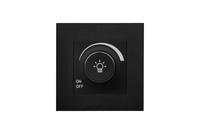 Interrupteurs variateurs d'intensité lumineuse électriques MVAVA, norme européenne, en alliage d'aluminium brossé, 10A, certifiés CE, contrôleurs de ventilateurs, pour la maison