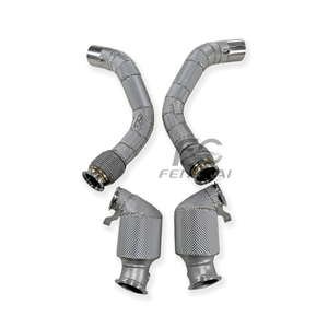 Tuyaux d'échappement sans catalyseur en matériaux forgés pour BMW F90 M5 4.4T Collecteur d'échappement - Product Image 3