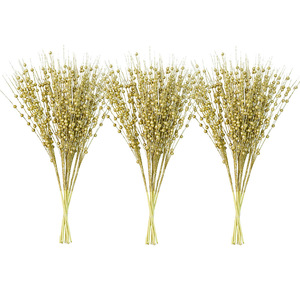 Branches artificielles de baies dorées Meihon 50 cm, décorations de Noël, décoration de mariage et de maison - Product Image 1