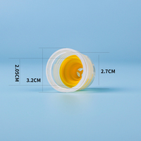 Tapones de rosca personalizables de 28mm para botellas de agua mineral Diseño antiderrames de PE/PP de grado alimenticio con colores y logotipos personalizados