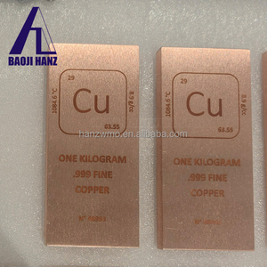 ทองแดงแท่งบริสุทธิ์ <span class=keywords><strong>99.99</strong></span>% น้ำหนัก 1 กิโลกรัม สำหรับขาย - Product Image 2