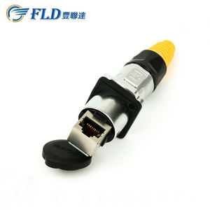 IP68 Waterproof Jack RJ45 Outdoor Ethernet Signal Connectors RJ45 Network Industrial Plug And Socket - Product Image 3