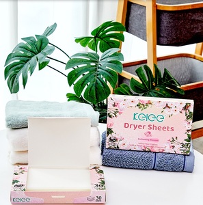 Kelee Nhà cung cấp nhà máy mùi hương giặt chất tẩy rửa tấm vải làm mềm tấm máy sấy - Product Image 4