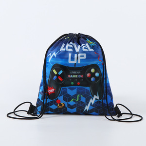 Mochila Azul para Juegos con Cordón, Impermeable, de Poliéster, Unisex, para Deportes al Aire Libre, para Niños y Adultos - Product Image 2