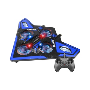 Drone de combat RC en mousse Interstellar 6e génération, 2.4G, anti-interférence, télécommande, vol stationnaire à une touche, lumières LED colorées, USB - Product Image 1