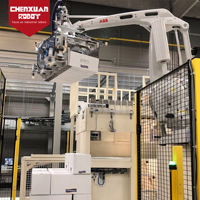 Bras de robot de palettisation multi-articulations à charge élevée, manipulateur à liaisons rigides pour l'empilage de cartons et la manutention des matériaux