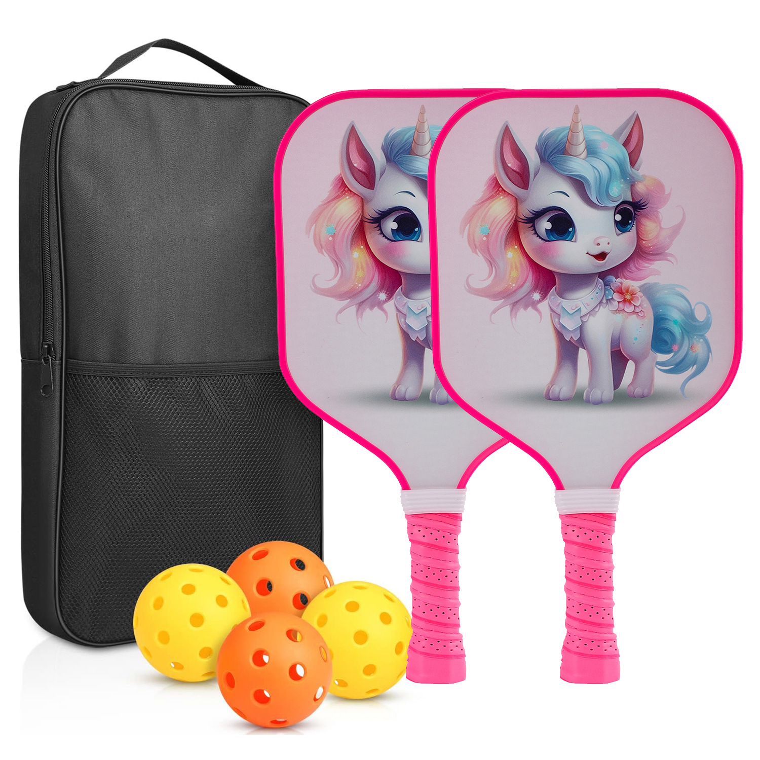 2 raquettes, 4 balles, 1 paquet [Kids' RT-013]