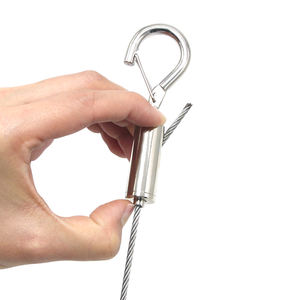 Fábrica fornecimento direto Fio corda cabo prendedor suspensão iluminação kit suspensão sistema fio braçadeira iluminação gancho - Product Image 4