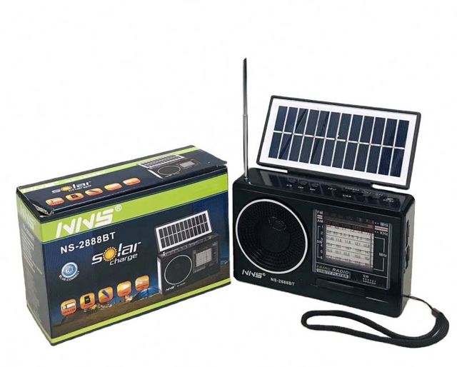 NNS 2888BT New Trend Shortwave Radio Receiver Portable Blue Tooth Wireless Solar Radio