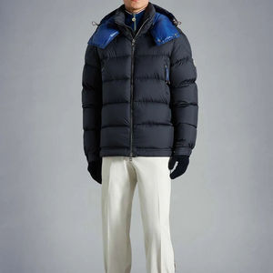 Chaqueta de plumón brillante para hombre, estilo puffer, para invierno, venta al por mayor. - Product Image 4