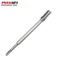 MAXSTI 40CR SDS Plus Forets à percussion en carbure, jeu de 4 pièces, burins plats et burins en U pour démolition de murs en béton et de roches