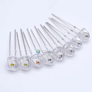 Czinlight पानी स्पष्ट पीले लाल हरे नीले रंग का ठंडा गर्म सफेद अल्ट्रा उच्च उज्ज्वल 1000 पीसी पैकेट स्ट्रेट 5 मिमी - Product Image 1