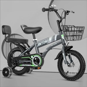 Vélo pour enfant garçon, cadre en acier carbone, roues de 18 pouces, frein à disque, roues d'apprentissage, panier à <span class=keywords><strong>4</strong></span> roues, ordinaire, 3-12 <span class=keywords><strong>ans</strong></span> - Product Image 3