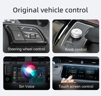 R811 Smart AI Box Carplay avec 4Gb + 64Gb LTE GPS sans fil Carplay & Android 13 Auto Adaptateur Plug & Play Multimédia Car Streaming Box
