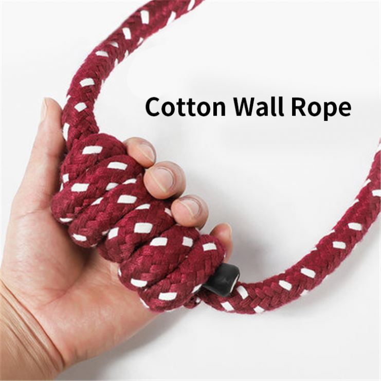 Yoga Wall Rope & Sling Mount Kit – 4 Cotton Ropes With Steel Eyebolts For Antigravity Yoga & Inversion Training