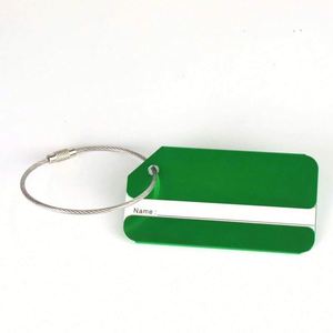 Wholesale Travel <b>Id</b> Aluminum Alloy Luggage <b>Tags</b> Promotional Aluminum Airplane Metal Travel <b>ID</b> Anodized Aluminum Luggage <b>Tags</b> - Product Image 4