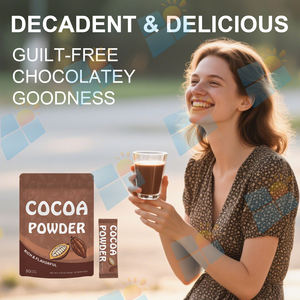 SUNI OEM ODM Marque privée Poudre de <span class=keywords><strong>cacao</strong></span> biologique <span class=keywords><strong>non</strong></span> sucrée Sans sucre Halal Vegan Jus de <span class=keywords><strong>cacao</strong></span> en poudre Bande pour boisson - Product Image 5