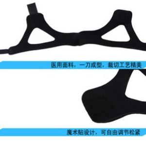 ผ้ารัดคางป้องกันการหายใจทางปาก ช่วยยึดขากรรไกร สีดำ สำหรับบรรเทาอาการนอนกรน ช่วยให้นอนหลับได้ดีขึ้น - Product Image 4