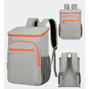 Custom Oxford Large Premium <b>Cooler</b> <b>Backpack</b> with USB Solid Upright <b>Cooler</b> <b>Bag</b> Beer Camping Outdoor Travel Polyester Lining - Product Image 5