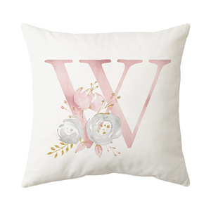 Fodera per cuscino <span class=keywords><strong>con</strong></span> stampa alfabeto a 26 lettere, decorazione moderna minimalista per la casa, federa per divano, vendita all'ingrosso per camera da letto - Product Image 1