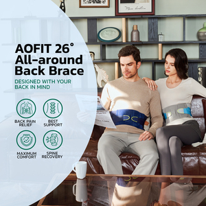 Ceinture de soutien réglable Butterfly Spring avec compression à deux zones |   Soutien lombaire sportif respirant et léger en tricot 3D - Product Image 2